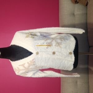 Snowflake cardigan!